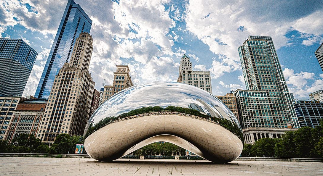 Cloud Gate sculpture